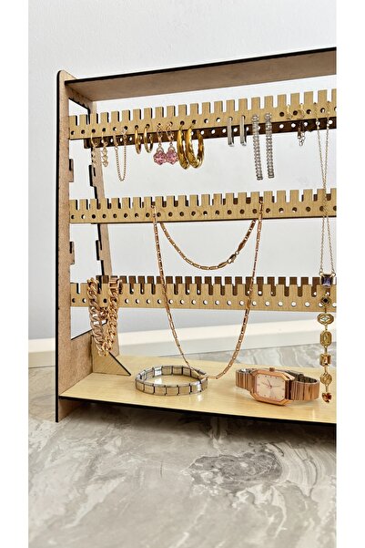 Genel Markalar Maddox Ahşap Küpe Teşir Standı Küpe Takı Standı Takı Düzenleyici