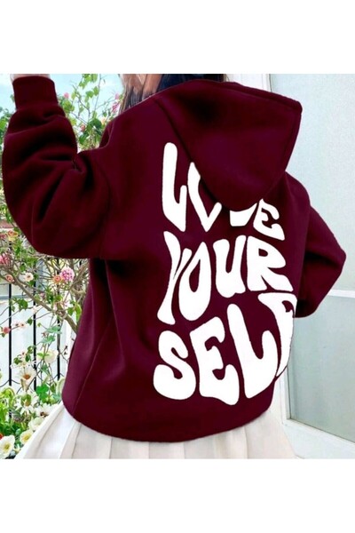 ORVIO Group Women's Luxury Hoodie with Simple Print