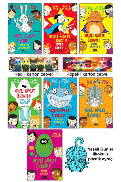 Yapı Kredi Yayınları Neşeli Günler İlkokulu 6 Kitap Set (7-9 Yaş) Teneffüs Süper Köpek Hamster Hayalet Köpekbalığı Kedi