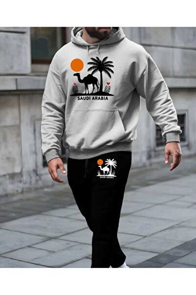 ORVIO Group Men's Tracksuit Set with the Theme of'Saudi Arabia'