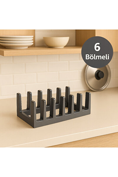Nesto Home Organizator pentru capacul oalei cu 6 compartimente