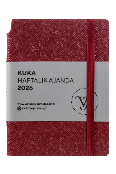 Victoria's Journals Kuka 2026 Weekly Pocket Planner A6 (9X14 cm) Flexible Cover
