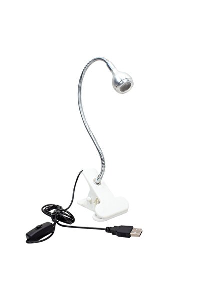 gaman Beyaz 5v Esnek Usb Güç Led Masa Lambası Mercekli Süper Parlak Çalışma L...