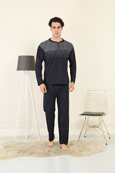 Rimoli %100 Pamuklu Süprem Erkek Pijama Takımı 1030