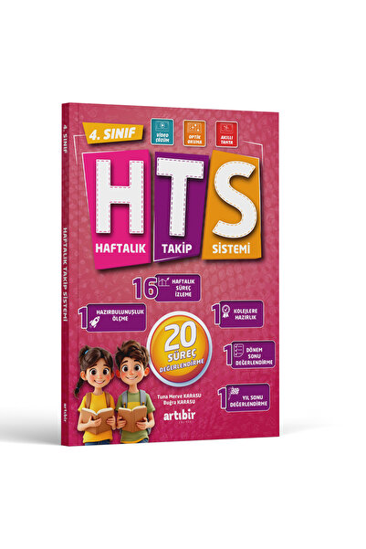 Artıbir Yayınları 4 sınıf (HTS) Haftalık Takip Sistemi Yeni Nesil 20 Deneme Sınavı (Optik Okumalı) YENİLENDİ