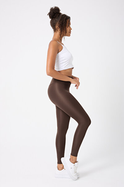 Myluvi Γυναικείο κολάν ψηλόμεσο αποτελεσματικό αθλητικό και καθημερινό καφέ