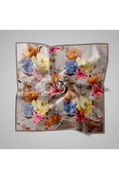 PİRAMİT Φουλάρι με φυσικό σχέδιο