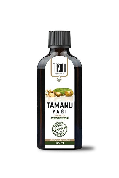 Masala Tamanu Oil 100 ml – Cold Press – 100% Pure and Natural – Calophyllum Tacmahaca Oil