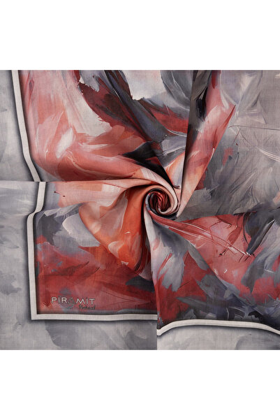 PİRAMİT Natural Patterned Scarf