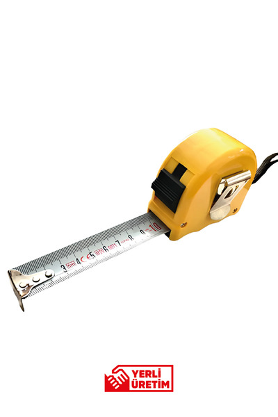 GFB شريط قياس احترافي 10 متر × 25 ملم |   أداة قياس (5103) مع مكابح وشريط فول...