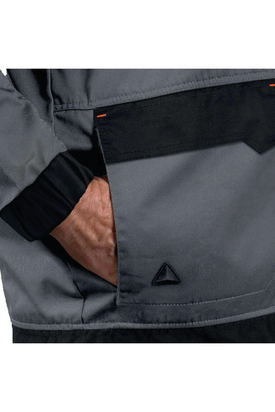 Delta Plus M2VE3 İş Ceketi | Harman Kumaş, Çok Cepli, Ergonomik ve Dayanıklı Çalışma Montu