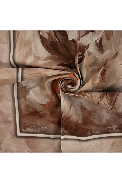 PİRAMİT Natural Patterned Scarf