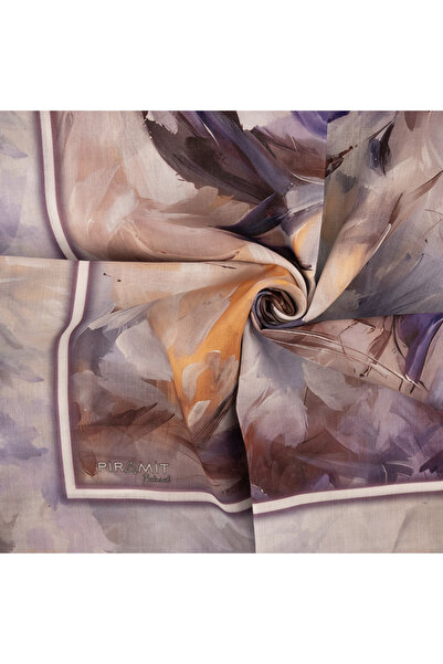 PİRAMİT Natural Patterned Scarf