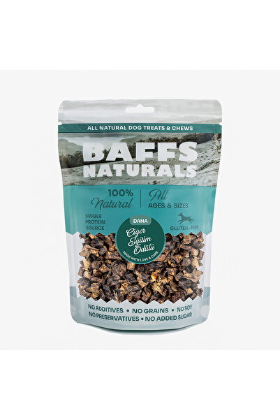 Baffs Naturals Dana Mini Ciğer Eğitim Ödülü %100 Doğal Köpek Ödül Maması 100 gr