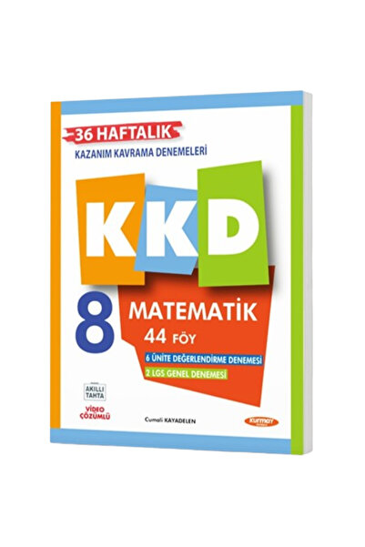 Fenomen Yayıncılık KURMAY 8 MATEMATİK 36 HAFTALIK KAZANIM KAVRAMA DENEMELERİ KKD