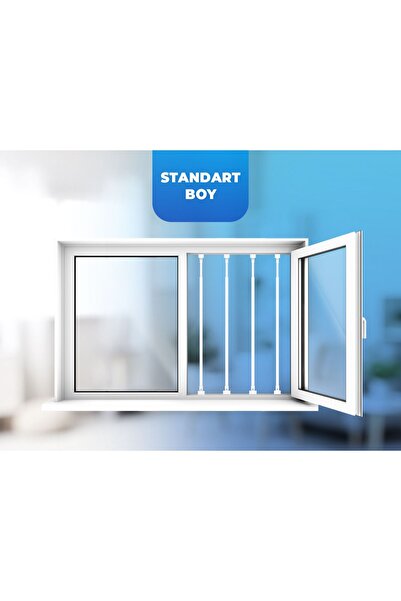 Erol Pratik Korkuluk - Hazır Korkuluk - Pencere Güvenlik Sistemleri 4 Adet