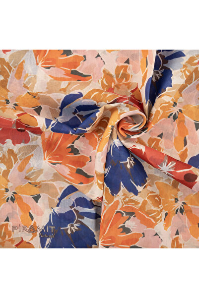 PİRAMİT Φουλάρι με φυσικό σχέδιο