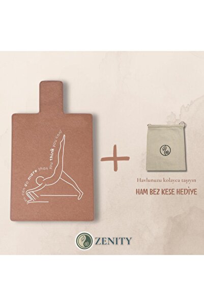 ZENITY Antibakteriyel Reformer Pilates Havlusu - Pamuklu Yüzey, Kaydırmaz Taban