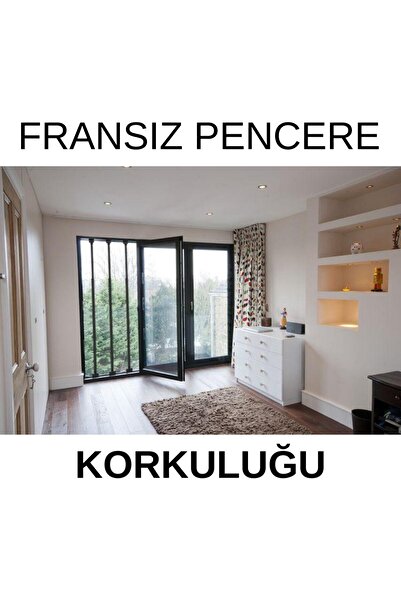 Erol Fransız Balkon Korkuluğu Antrasit Gri 150-250 cm Uzayıp Kısalma - Çocuk Güvenliği 3 Adet