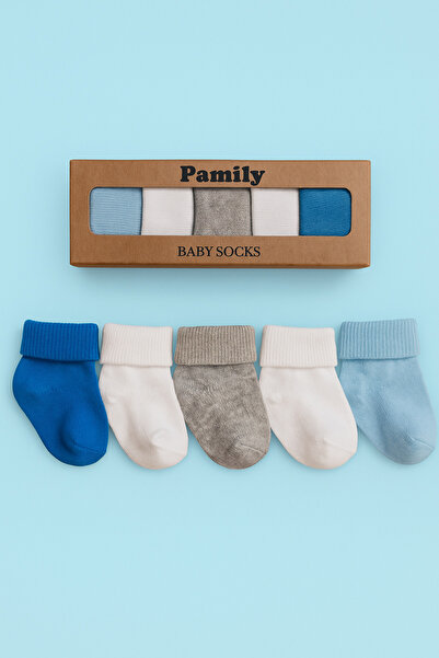 baby socks 5 Colors Boxed Cotton Baby Socks 0-6 Months