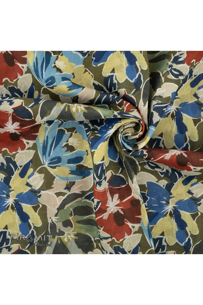 PİRAMİT Φουλάρι με φυσικό σχέδιο