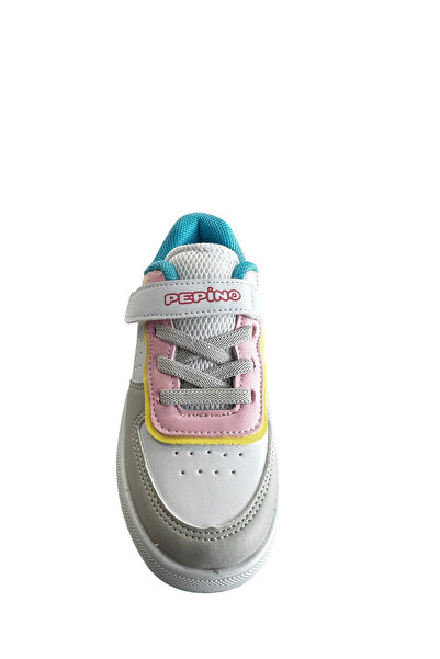 pepino Py23-964 - White Pink Turquoise Sneakers for Girls