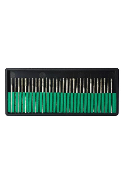 Titi 5086 Elmas Camcı Gravür Freze Taşlama Uç Seti 30 Parça