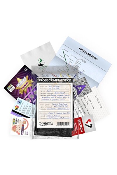 OEM Board game, Detective's File, Grand Theft, Romanian