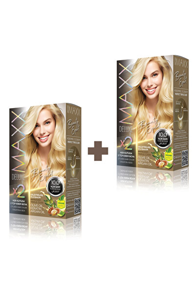 MAXX DELUXE 2'li Beauty Expert Set Boya 10.0 Açık Sarı
