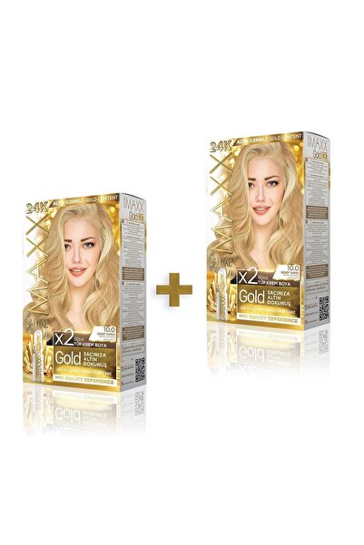 MAXX DELUXE 2'li Golden Beauty 10.0 Sarısı Set Boya