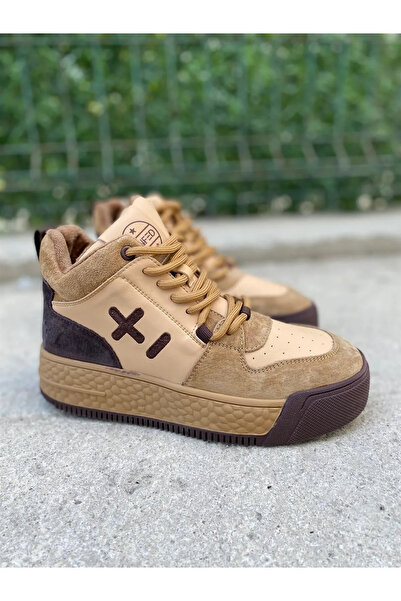 Guja 23K359-7 Kadın Sneakers Günlük Giyim Camel