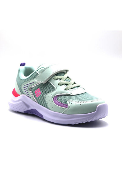 pepino FY23-1425 Водяно-зелений фосфорно-фуксієвий дитячий спортивний взуття для дівчаток, сірий