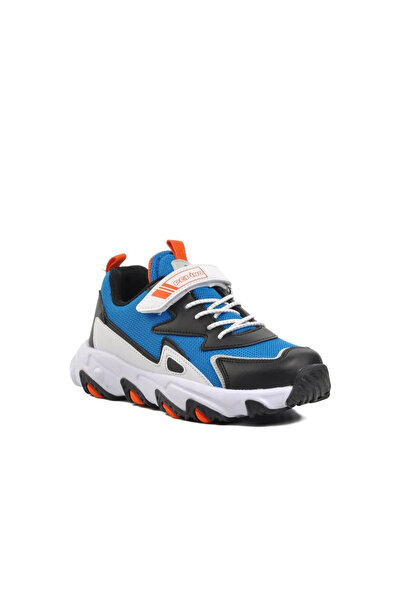 pepino Fy23-1417 Lacivert Siyah Turuncu Erkek Çocuk Filet Spor Ayakkabı Mavi