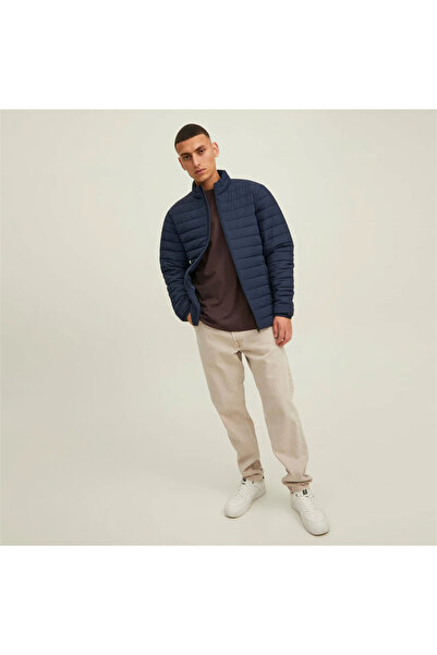 Jack & Jones Jack&Jones 12211129 Jjerecycle Puffer Color Men's Puffer Jacket Navy Blue