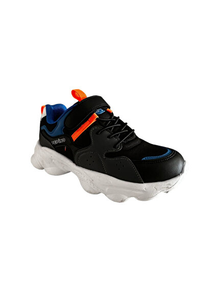 pepino Fy23-1440 Black Cobalt Boys' Filet Sports Shoes Black Orange