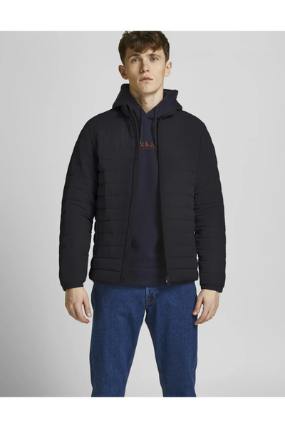 Jack & Jones Jack&Jones 12211129 Jjerecycle Puffer Color Men's Puffer Jacket Black