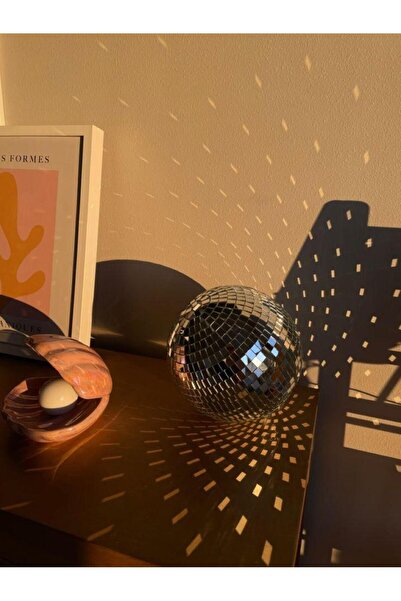 SopdetDekor Disko Topu 20 Cm - Yüksek Kalite Profesyonel Disko Topu - Ev Dekorasyon