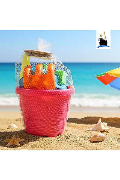 PP لعبة سطل مدور كبير - رمل - البجاد