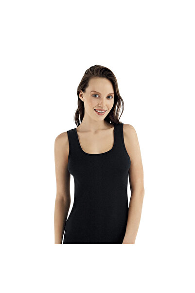 Şahinler Mb004R Women's Colorful Plus Size Ribbed Tank Top No:60 (XXL)