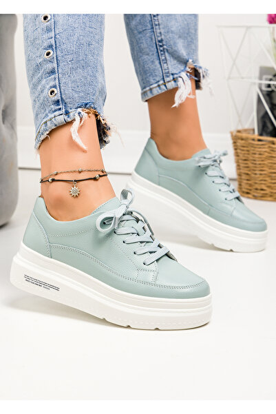 starlike Blue genuine leather casual shoes AW105