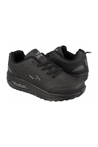 Jump 20231-A JA320231121AT Μαύρα ανδρικά παπούτσια περπατήματος Μαύρα