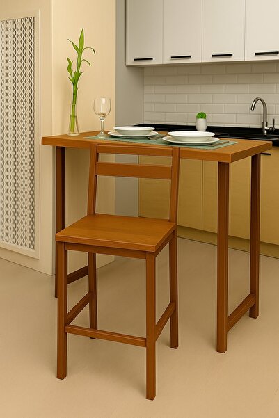 MODERN LİFEE 70 CM YÜKSEKLİK ÖZEL TASARIM DOĞAL AHŞAP ÇOK AMAÇLI SANDALYE