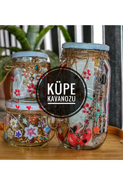 QERMA KÜPE Kavanozu ( En Az 10 Adet Küpe ) PİNTEREST GOLD SİLVER KARIŞIK Sadece Küpe Takı Kavanozu (s)