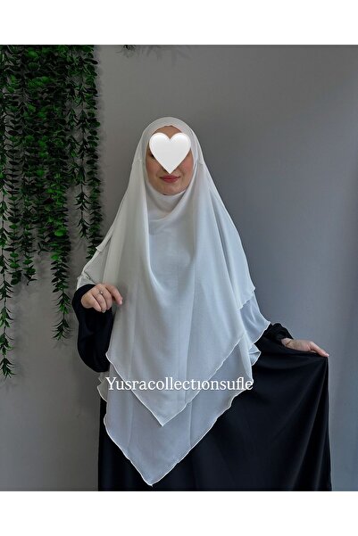 Yüsra Collection Tesettür Sufle Şifon Uzun Boy