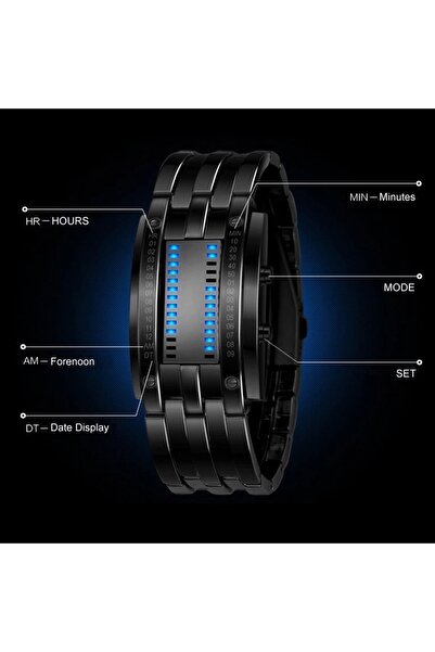 Skmei Sewor Kasa Led Işıklı Tasarım Kol Saati