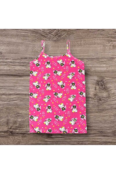 ESTA STORE Pink Cat Print Tank Top with Straps