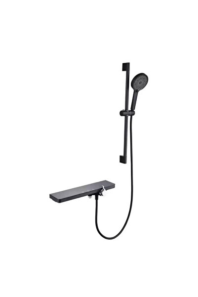 KORMAN TECHNIK Shower Column Polished Stainless Steel Silver Black 11211 H