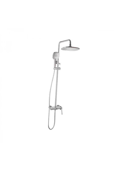 KORMAN TECHNIK Shower Column, Sanitary Brass, Satin, 10010 N