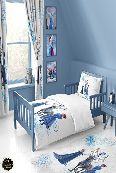 Talia Home Frozen Patterned Children's and Baby Duvet Cover Set Tlan-312