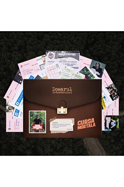 OEM Board game, Detective's File, Death Race, Romanian